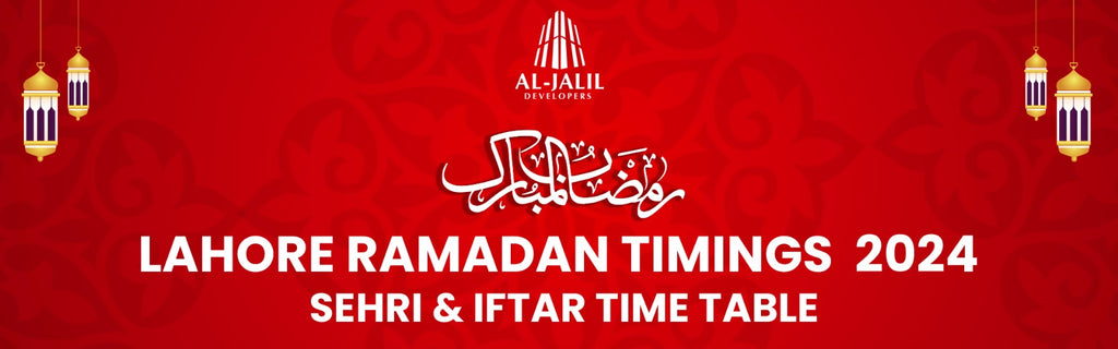 Lahore Ramadan Timings 2024 Sehri & iftar time table