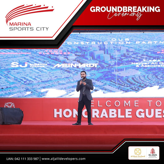 Abdullah Hashmi Marina Sports City Ground Breaking Event