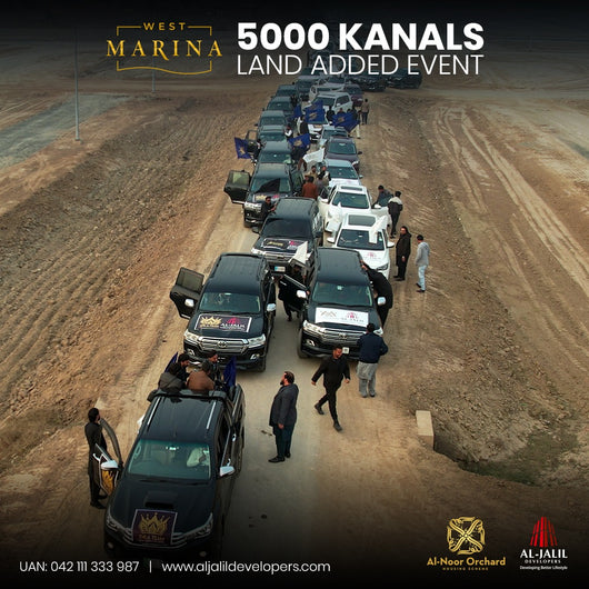 West Marina 5000 Kanals Land Added Event